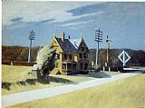 Railroad Crossing by Edward Hopper